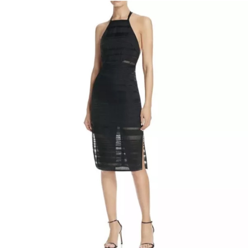 FINDERS KEEPERS Brixton halter pencil dress